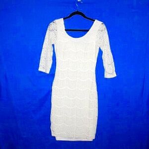 Fire Los Angeles Lace Bodycon Dress Small